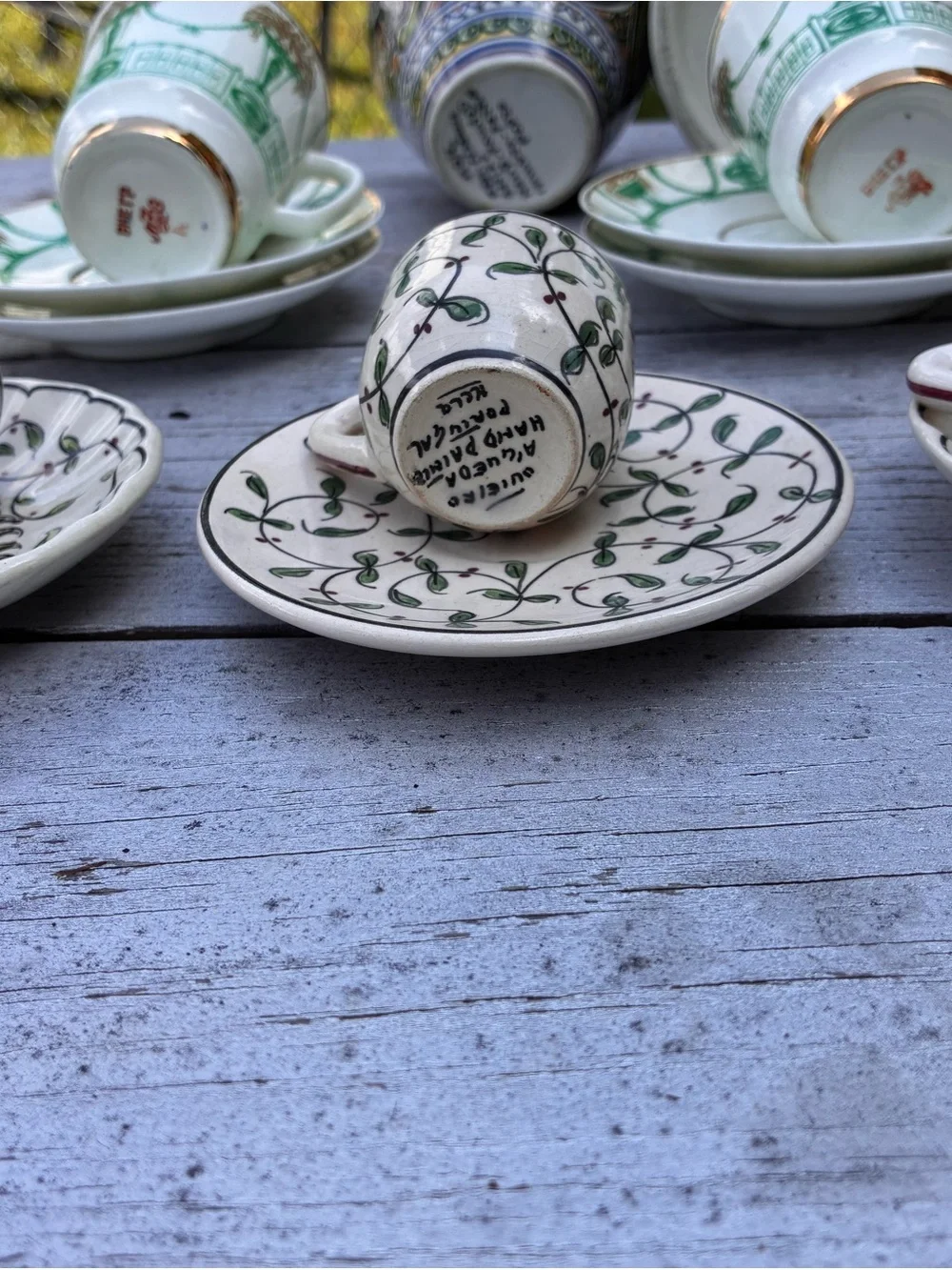 Vintage European Porcelain & Pottery Bundle - 7 Pieces (Lomonosov & Coimbra)
